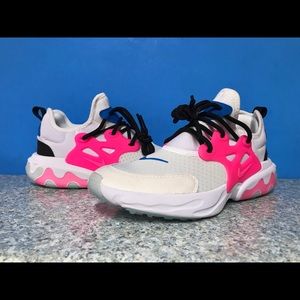 Nike React Presto White Hyper Pink Womens